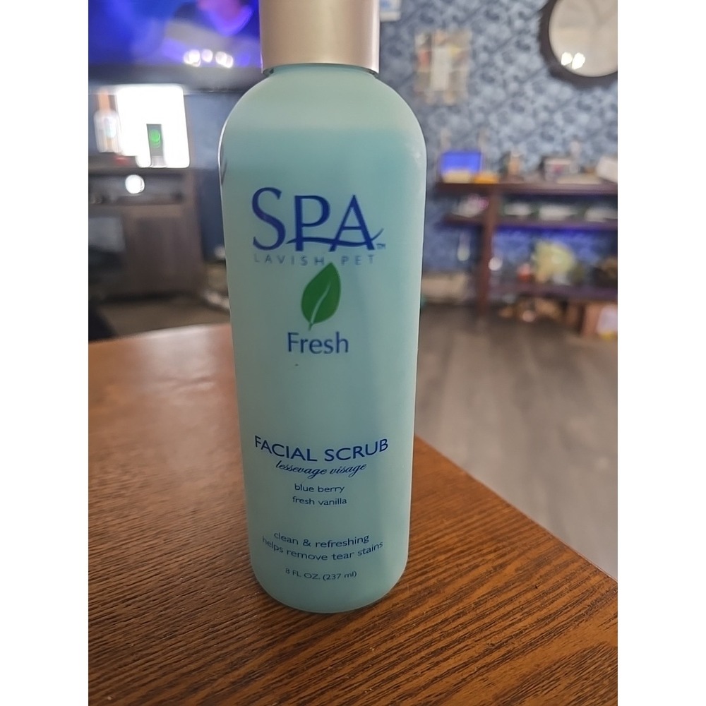 TropiClean‎ SPA Tear Stain Remover for Dogs | Blueberry Facial Shampoo | Odor